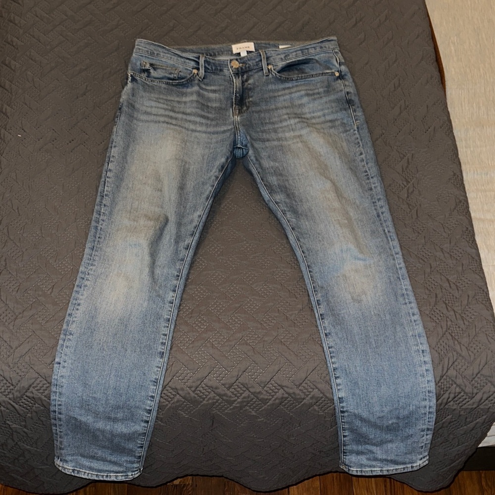 Frame L’Homme Slim Denim Light Blue Jeans